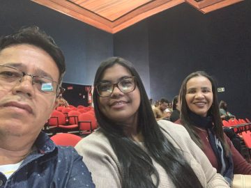 A equipe das Escolas do Campo de Santa Inês marca, mais uma vez, presença .