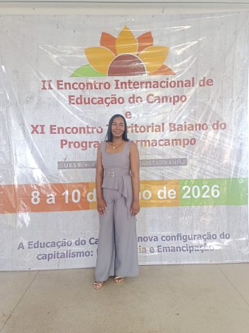 Coordenadora municipal do programa forma campo