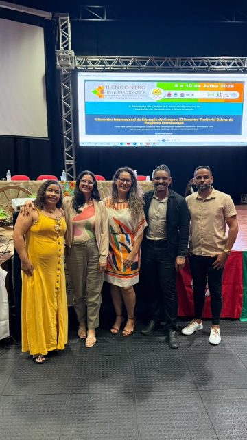 Barrocas-BA, presente no II Encontro Internacional da Educação do Campo.